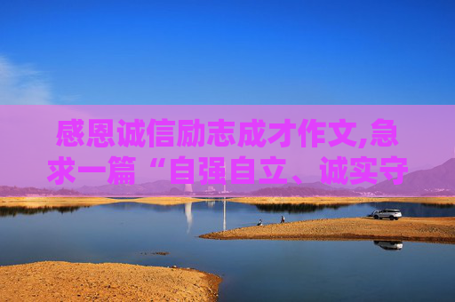 感恩诚信励志成才作文,急求一篇“自强自立、诚实守信、知恩感恩、勇于担当”的征文，2000字左右 不要网上的