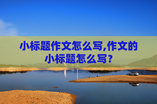 小标题作文怎么写,作文的小标题怎么写？