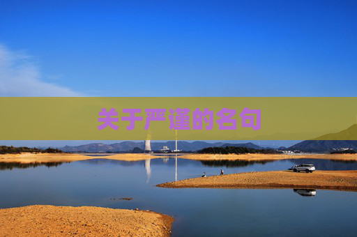 关于严谨的名句