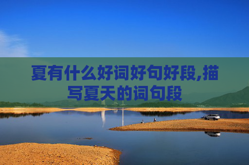 夏有什么好词好句好段,描写夏天的词句段