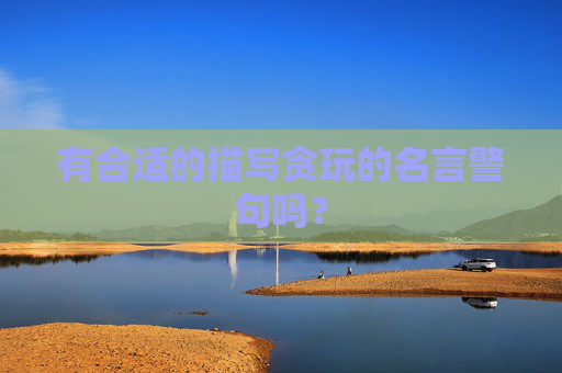 有合适的描写贪玩的名言警句吗？