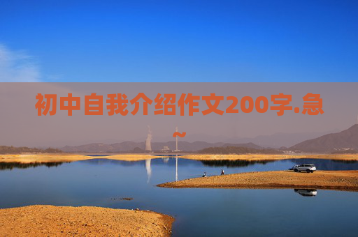 初中自我介绍作文200字.急~