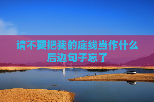 请不要把我的底线当作什么后边句子忘了