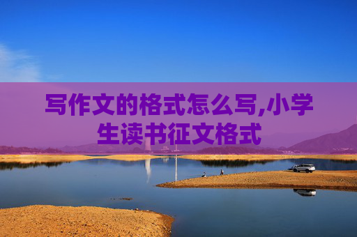 写作文的格式怎么写,小学生读书征文格式