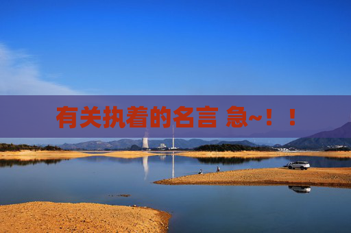 有关执着的名言 急~！！