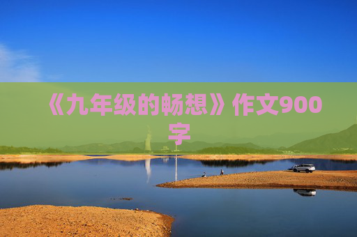 《九年级的畅想》作文900字