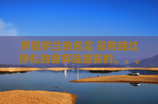 罗曼罗兰的名言 没有经过挣扎的舍弃是虚妄的。。。。完整句是什么？