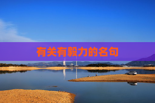 有关有毅力的名句