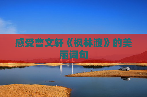 感受曹文轩《枫林渡》的美丽词句