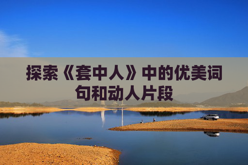 探索《套中人》中的优美词句和动人片段