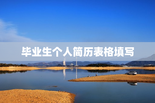 毕业生个人简历表格填写